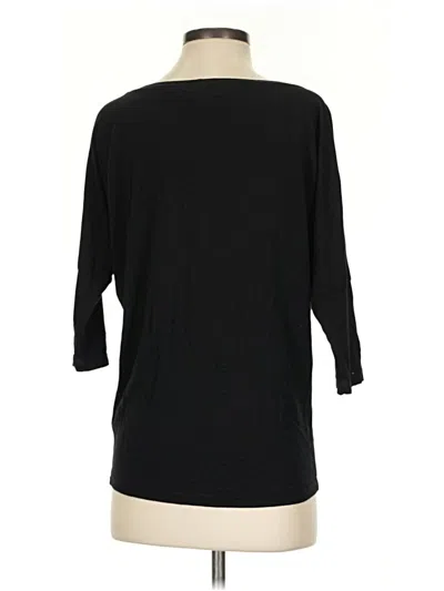 Pre-owned Carbon38 3/4 Sleeve T-shirt In Black