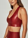 Carbon38 Action Bra 2.0 In Takara Shine - Rum Wine
