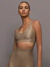 Carbon38 Action Bra 2.0 In Takara Shine In Caribou