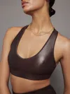 Carbon38 Action Bra 2.0 In Takara Shine In Dark Oak