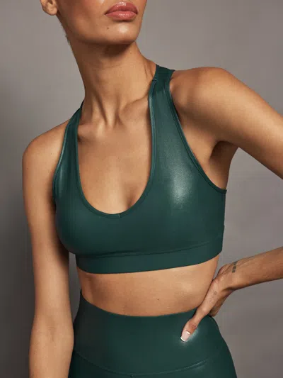 Carbon38 Action Bra 2.0 In Takara Shine In Ponderosa Pine
