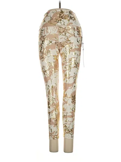 Pre-owned Carbon38 Active Pants In Gold
