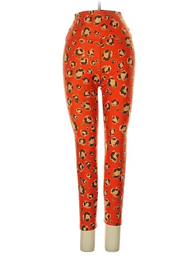 Pre-owned Carbon38 Active Pants In Orange