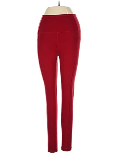 Pre-owned Carbon38 Active Pants In Red