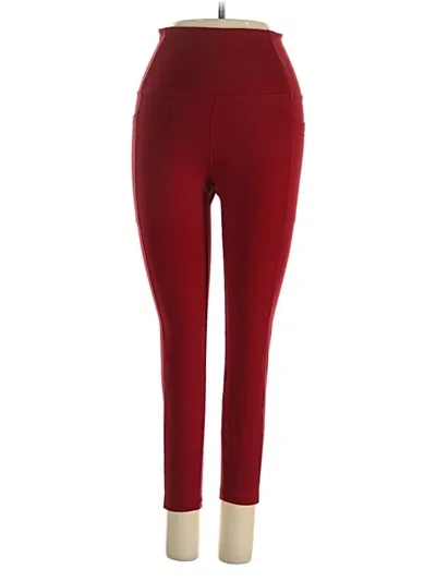 Pre-owned Carbon38 Active Pants In Red