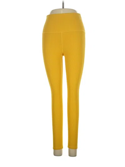 Pre-owned Carbon38 Active Pants In Yellow