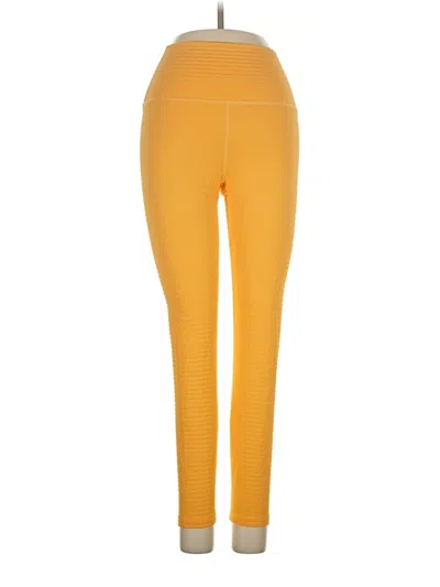 Pre-owned Carbon38 Active Pants In Yellow