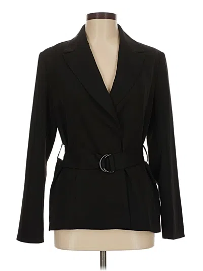 Pre-owned Carbon38 Blazer Jacket In Black
