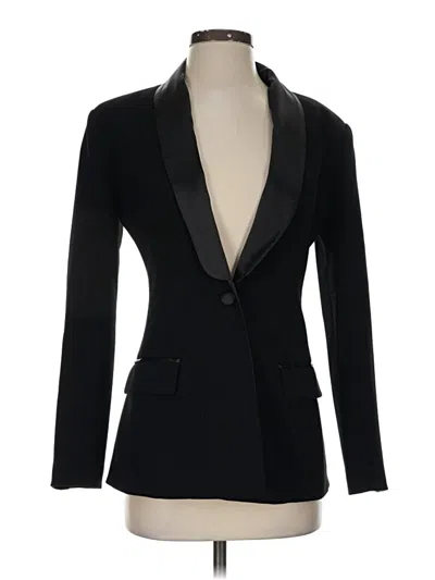Pre-owned Carbon38 Blazer Jacket In Black
