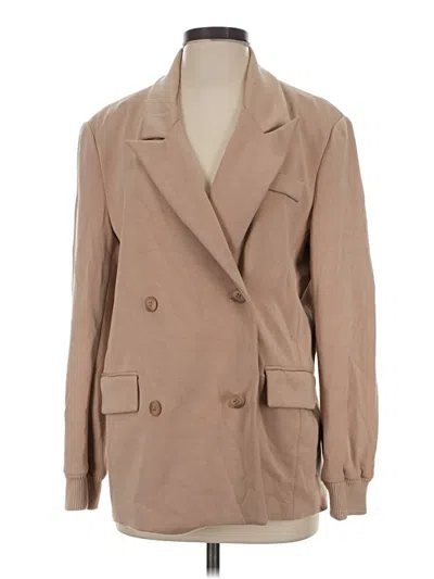 Pre-owned Carbon38 Blazer Jacket In Brown
