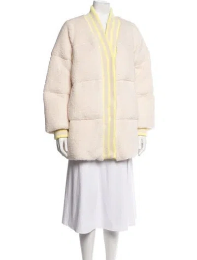 Pre-owned Carbon38 Bomber Jacket In Neutrals