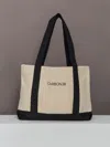 Carbon38 Branded Tote In Multi