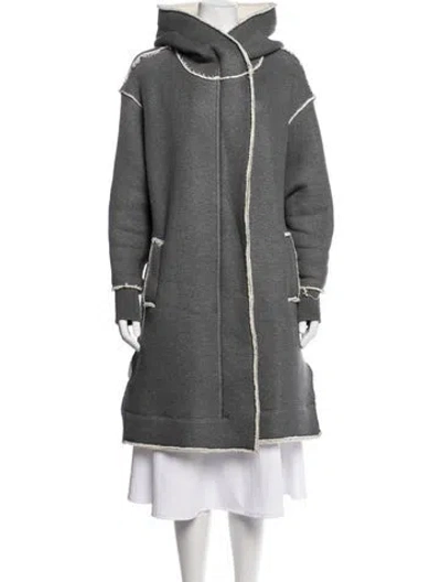 Pre-owned Carbon38 Coat In Grey