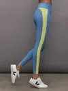 Carbon38 Colorblock Legging In Melt In Coronet Blue,charlock