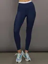 Carbon38 Contrast Waistband Legging In Melt