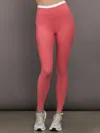 Carbon38 Contrast Waistband Legging In Melt In Pink