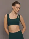 Carbon38 Cutout Bra In Melt In Green