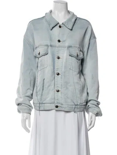 Pre-owned Carbon38 Denim Jacket In Blue