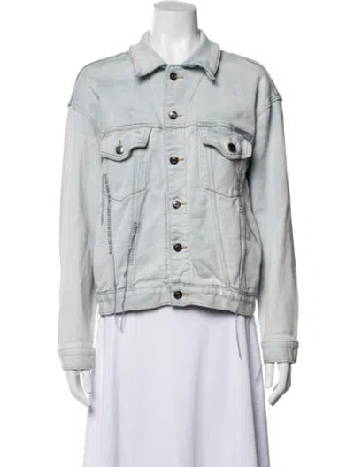 Pre-owned Carbon38 Denim Jacket In Blue