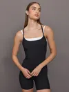 Carbon38 Double Layered Tank In Melt In Black