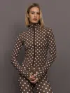 Carbon38 Full Zip Active Jacket In Melt In Multi