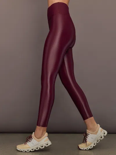 Carbon38 High Rise 7/8 Legging In Takara Shine In Purple