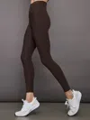 Carbon38 High Rise Full-length Legging In Melt - Dark Oak