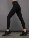 Carbon38 High Rise Legging In Melt In Black