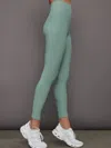 Carbon38 High Rise Legging In Melt In Granite Green