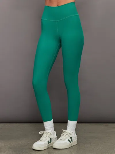 Carbon38 High Rise Legging In Melt In Malachite