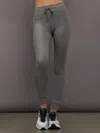 Carbon38 High Rise Pocket Legging In Ribbed Melt In Gray