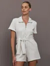 Carbon38 Interlock Short Romper