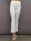 Carbon38 Kick Flare Pant In Scuba In White