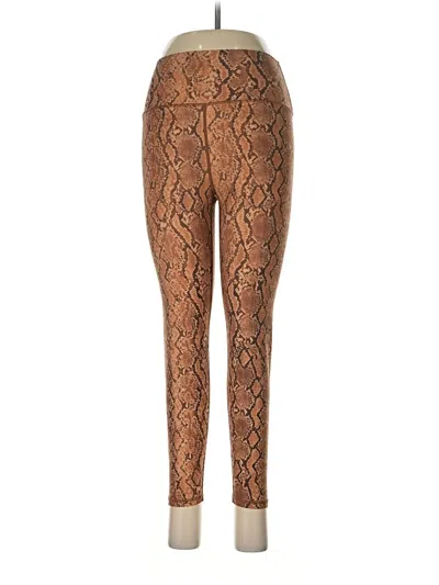 Pre-owned Carbon38 Leggings In Brown