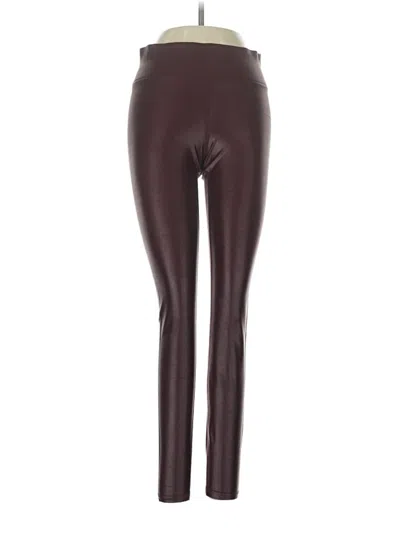 Pre-owned Carbon38 Leggings In Burgundy