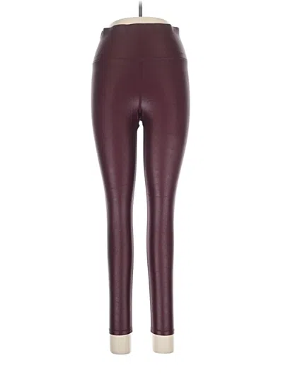Pre-owned Carbon38 Leggings In Burgundy