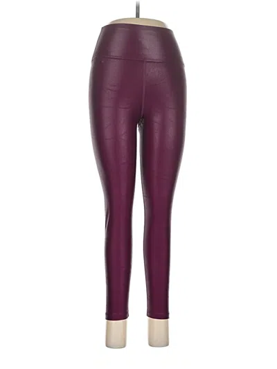 Pre-owned Carbon38 Leggings In Burgundy