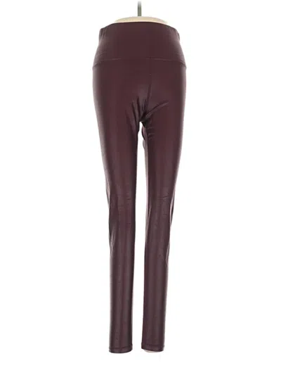 Pre-owned Carbon38 Leggings In Burgundy