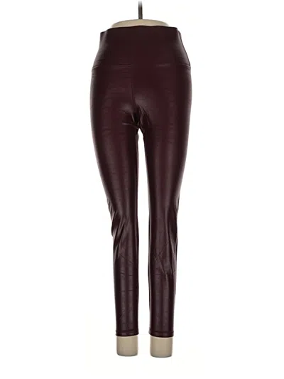 Pre-owned Carbon38 Leggings In Burgundy