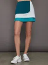 Carbon38 Mod Tennis Skirt In Deep Lagoon