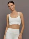 Carbon38 Multi Strap Active Bra In Diamond Compression
