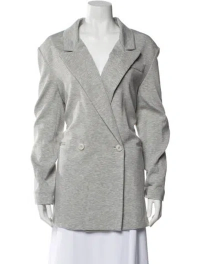 Pre-owned Carbon38 Nylon Biker Jacket In Gray