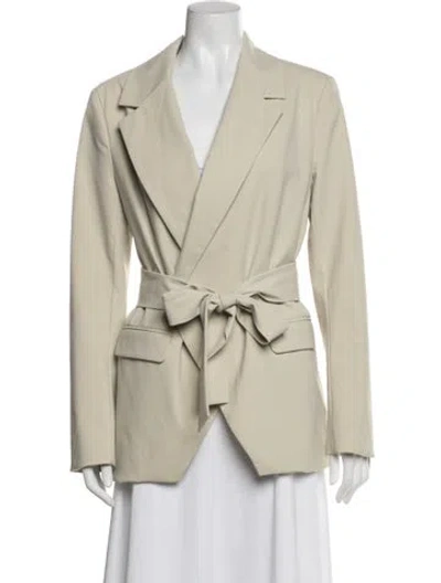 Pre-owned Carbon38 Nylon Blazer In Neutrals