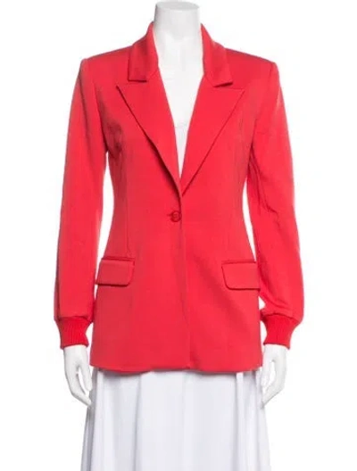 Pre-owned Carbon38 Nylon Blazer In Red