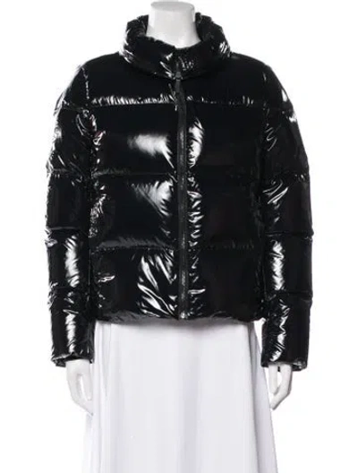 Pre-owned Carbon38 Nylon Down Jacket In Black