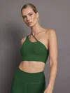 Carbon38 One Shoulder Convertible Bra Top In Melt In Formal Garden