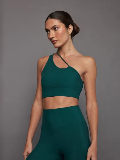 Carbon38 One Shoulder Convertible Bra Top In Melt In Ponderosa Pine