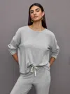 Carbon38 Pullover Sweatshirt In Heather Grey