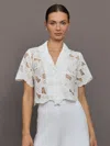Carbon38 Resort Shirt In White