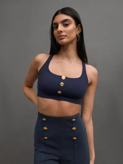 Carbon38 Sailor Bralette In Navy